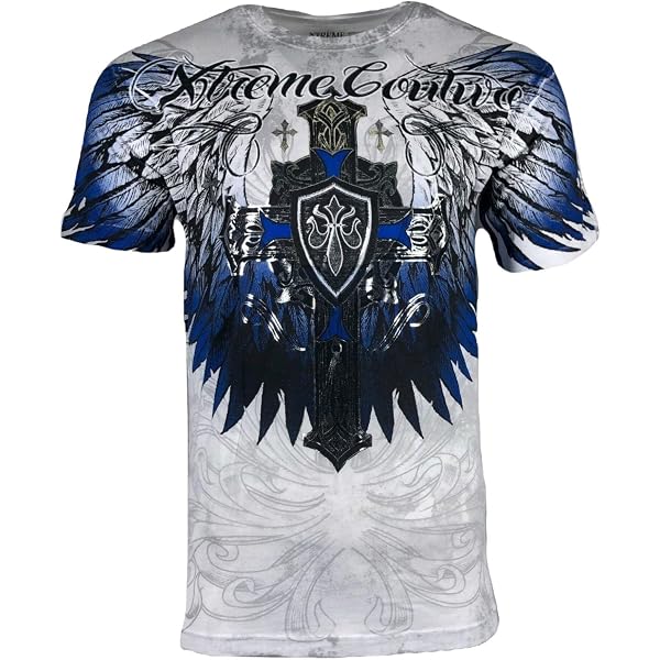 Amazon.com: Xtreme Couture Affliction Mens T-Shirt Smithsonian